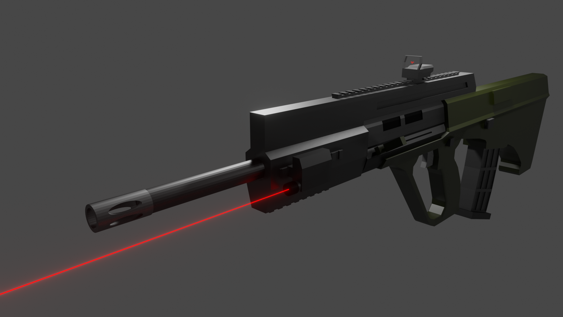 Custom AUG (Low Poly) preview image 2